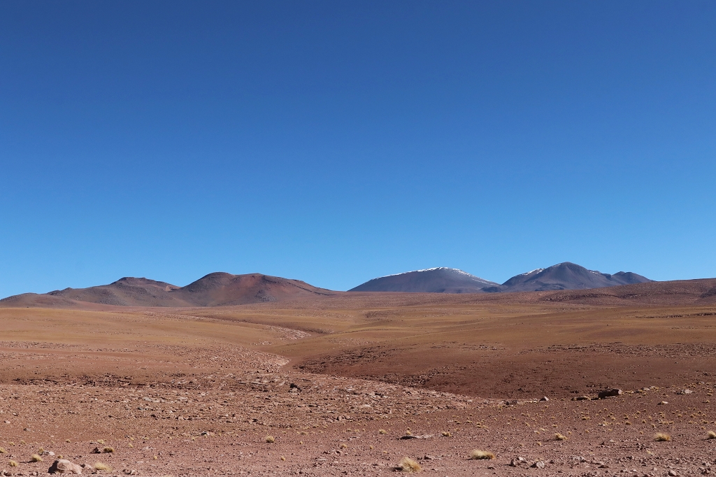 Fahrt über das bolivianische Altiplano