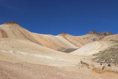 Blick vom Sattel unterhalb des Cerro Milagro
