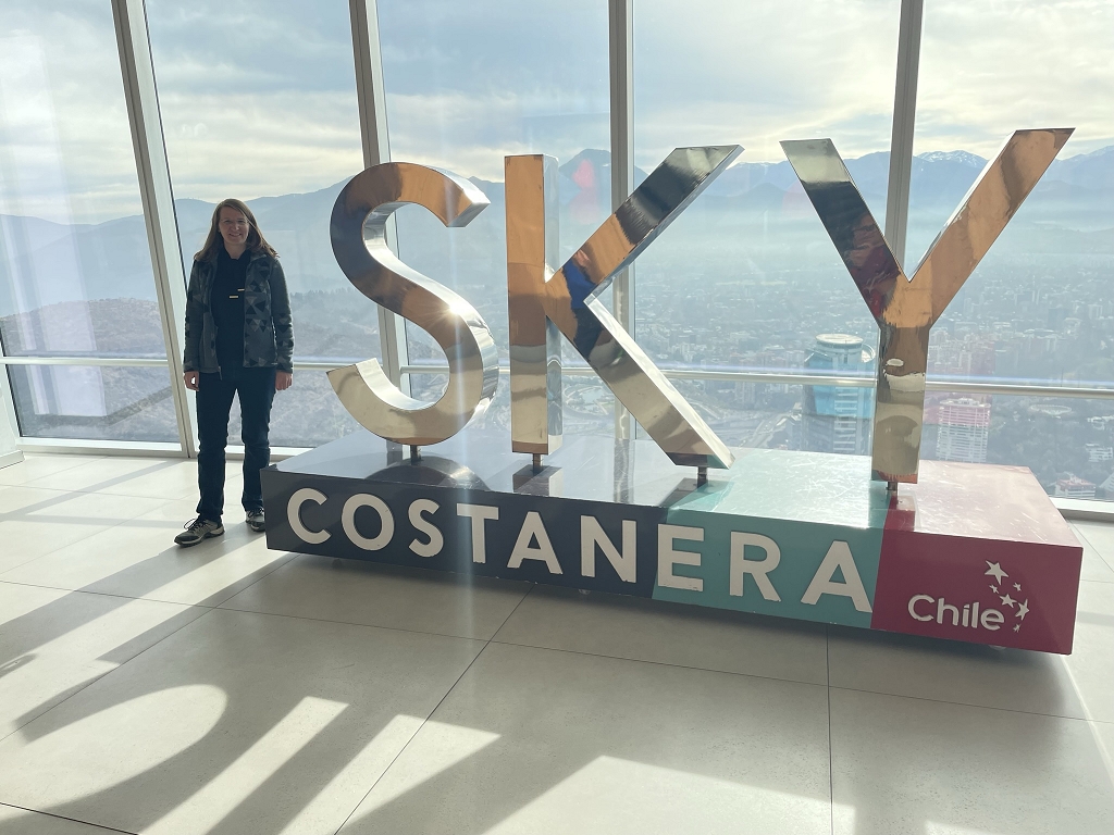 Aussichtsplattform Sky Costanera im Gran Torre in Santiago de Chile