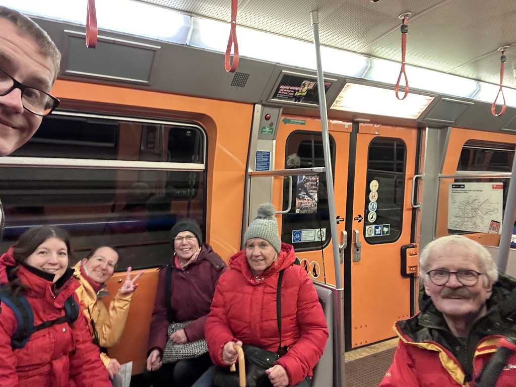 In der Wiener U-Bahn