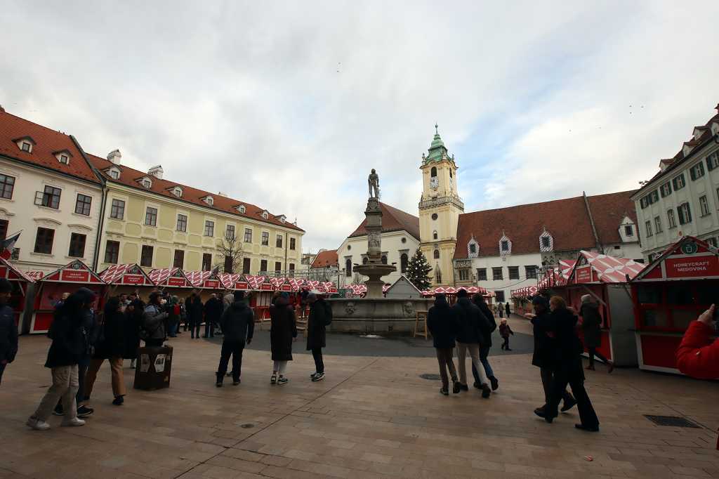 Marktplatz in Bratislava