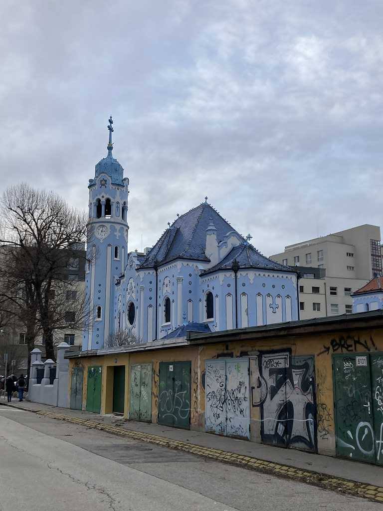 Blaue Kirche (Sankt-Elisabeth-Kirche) in Bratislava