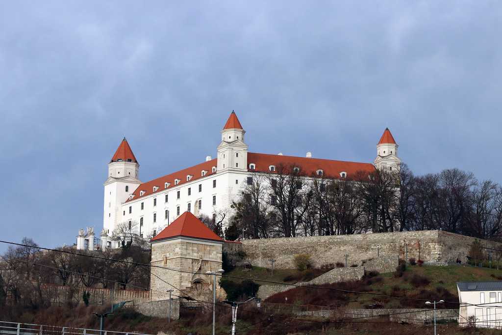 Blick auf die Bratislavaer Burg
