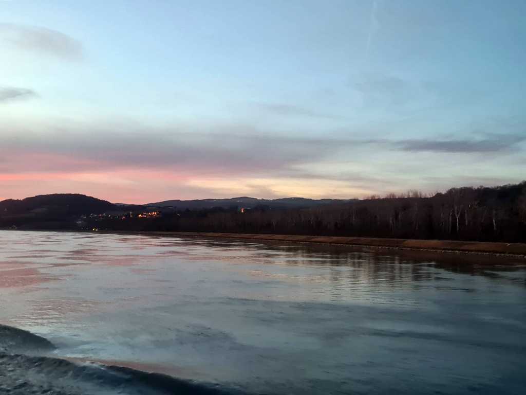 Abendstimmung auf der Donau