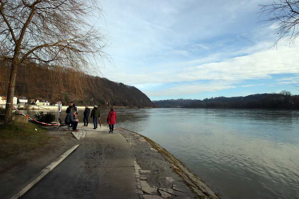 Drei-Flüsse-Eck in Passau