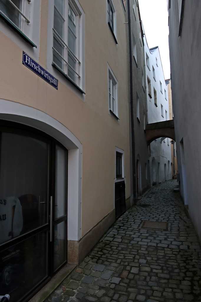 Schmale Gasse in Passau