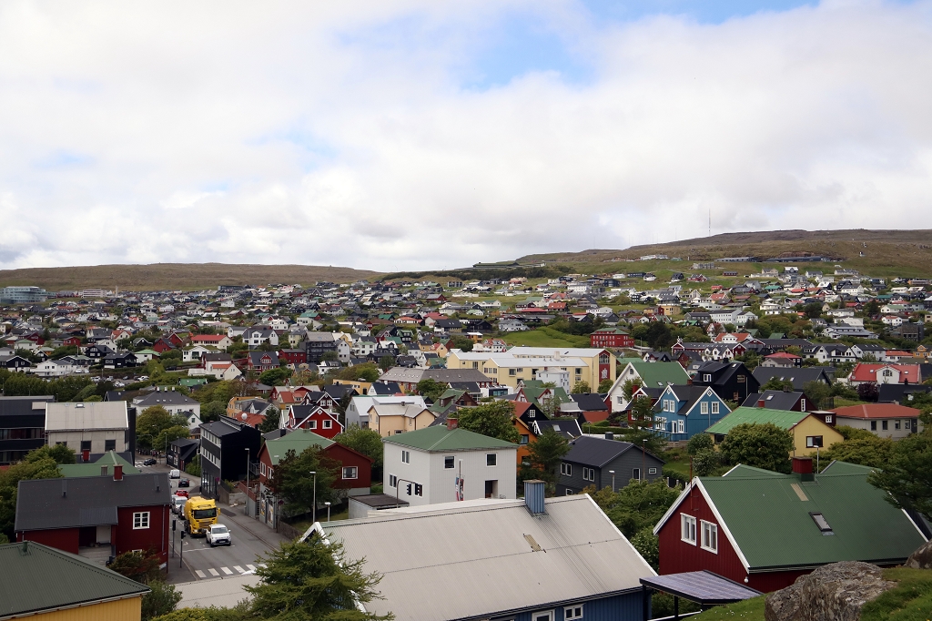 Blick auf Tórshavn 
