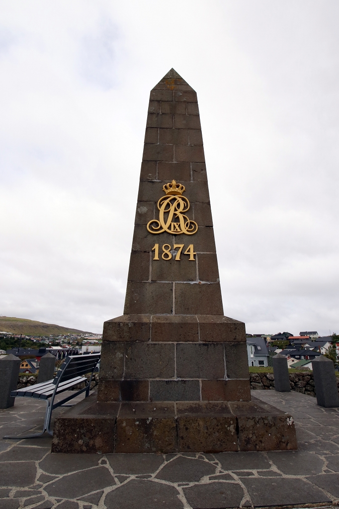 Statue zu Ehren des Besuch König Christian IX in Tórshavn