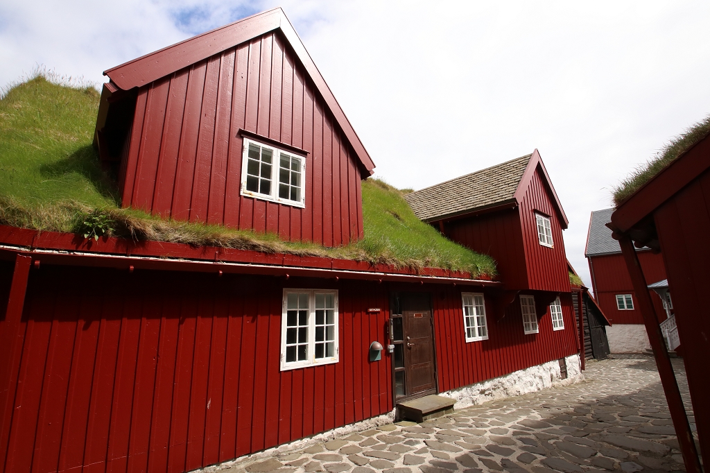Løgting auf der Halbinsel Tinganes in Tórshavn