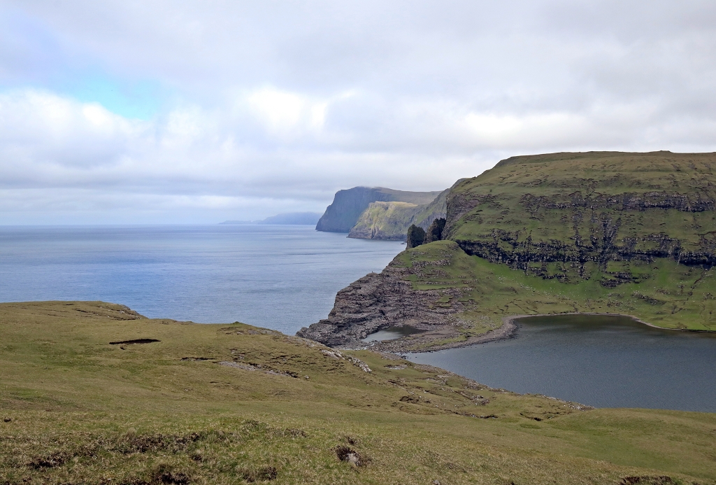 Blick vom Kliff Trælanípa