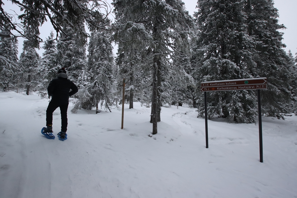 Schneeschuhwanderung auf den Konttainen