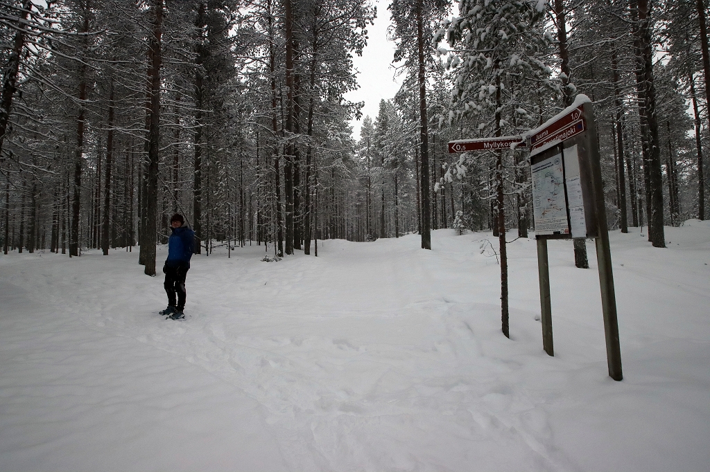 Startpunkt zu den Myllykoski-Stromschnellen
