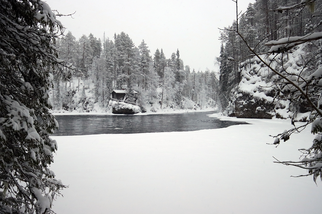 Blick auf den Oulanka-Fluss