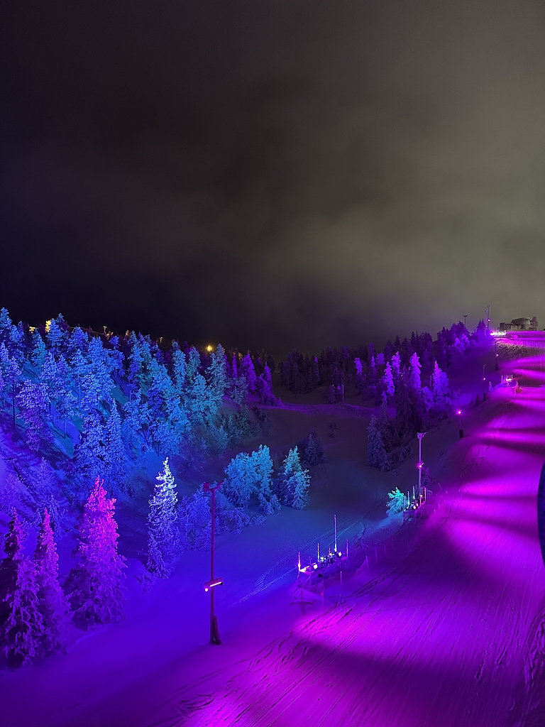 Polar Night Light Festival in Ruka