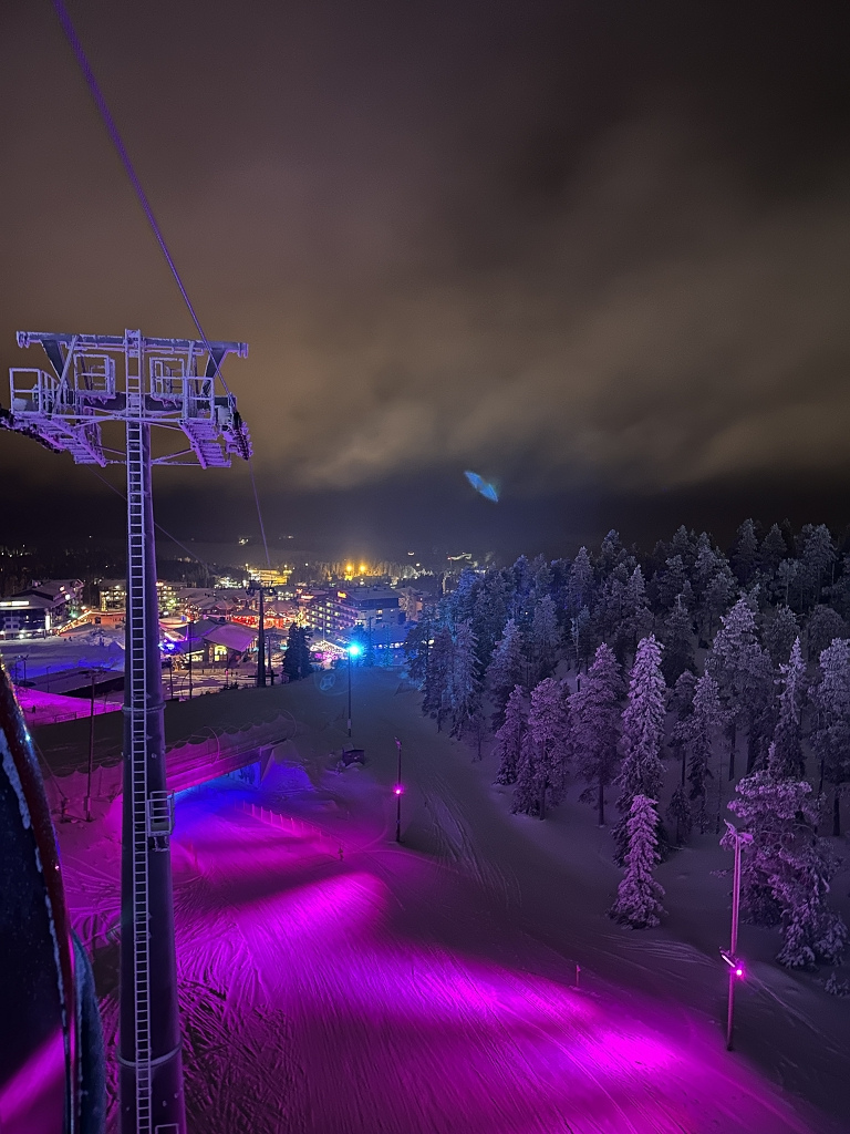 Polar Night Light Festival in Ruka