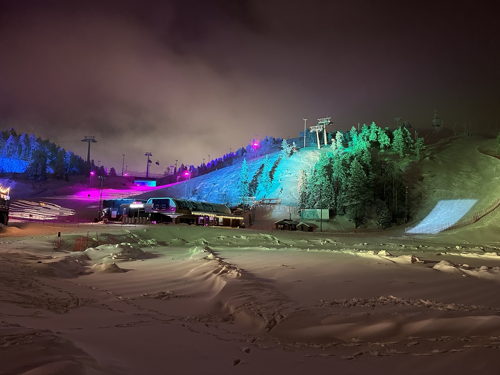 Polar Night Light Festival in Ruka