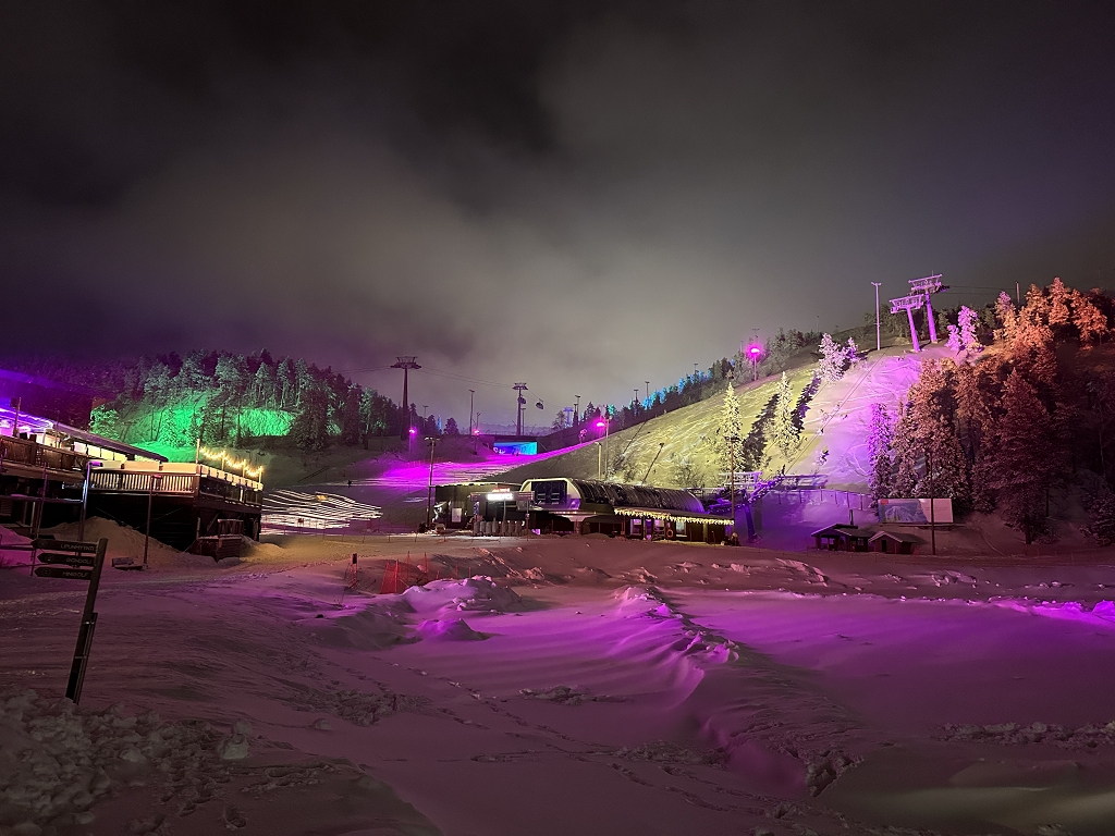 Polar Night Light Festival in Ruka