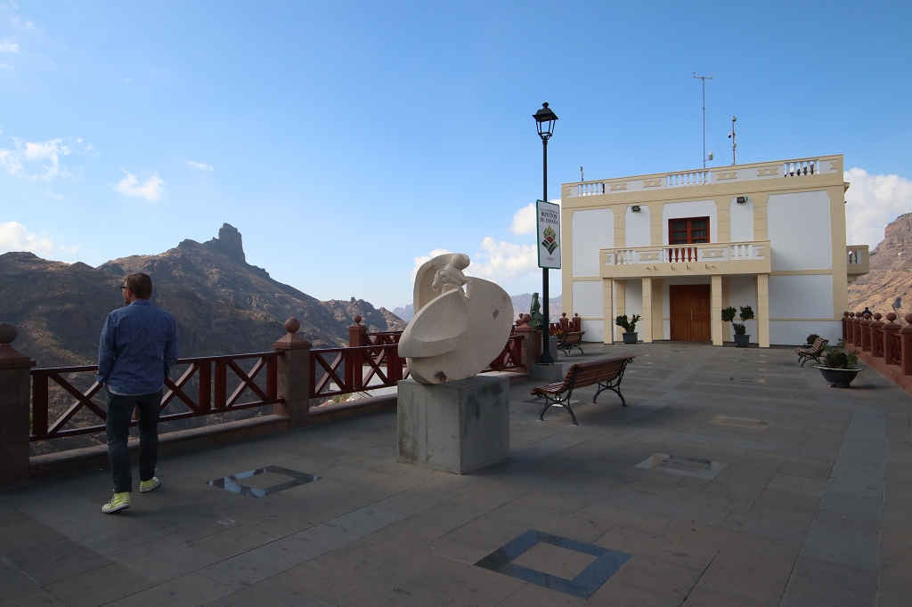 Mit dem Roller durch den Nordwesten Gran Canarias - Rathaus in Tejeda