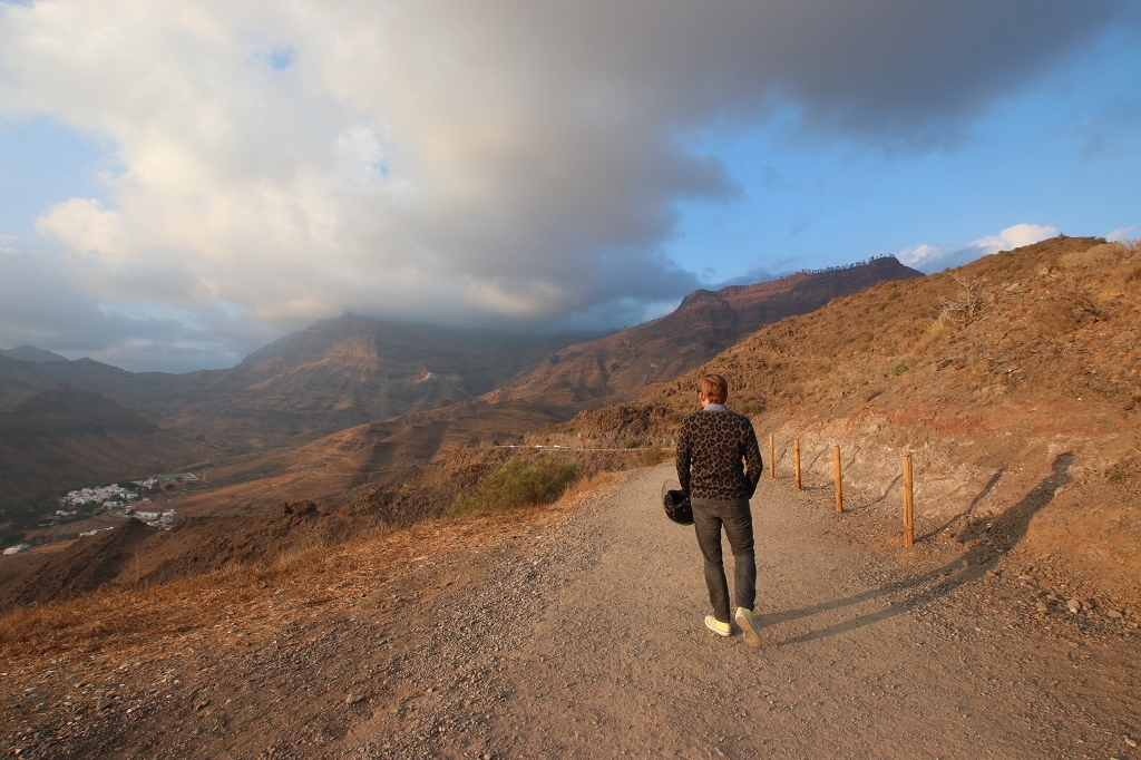 Mit dem Roller durch den Nordwesten Gran Canarias - Mirador de Veneguera