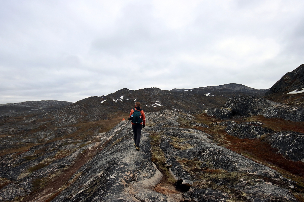 Unterwegs auf dem Orange Trail in Ilulissat
