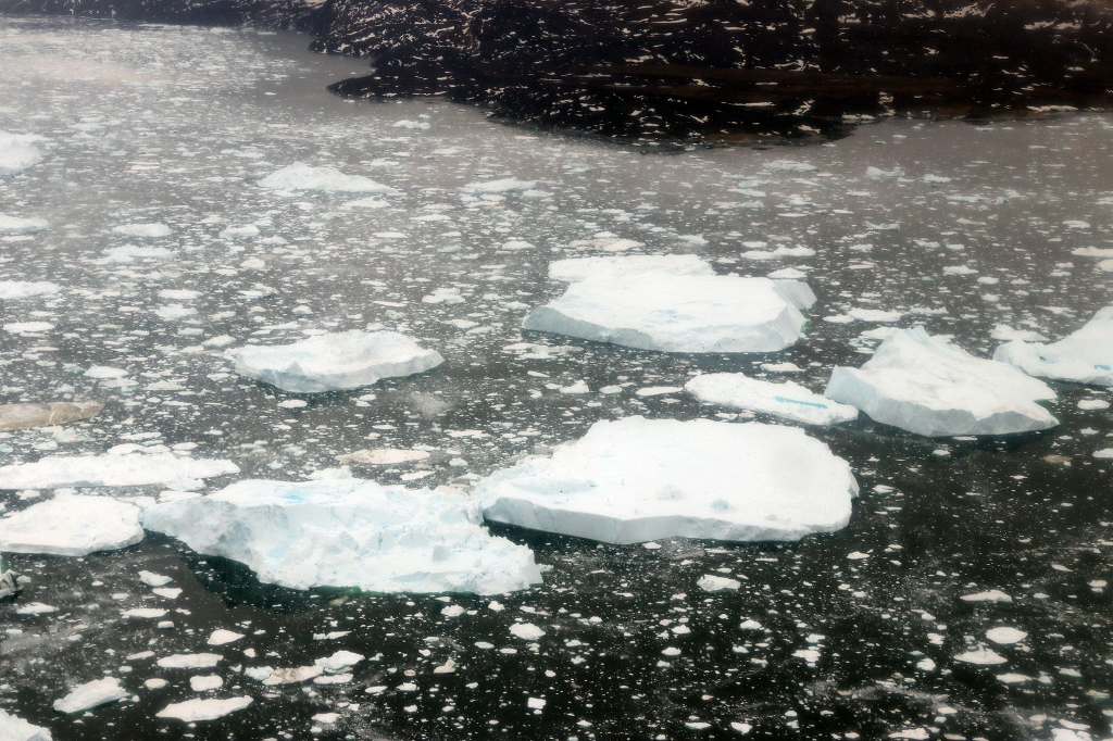 Ilulissat-Eisfjord von oben