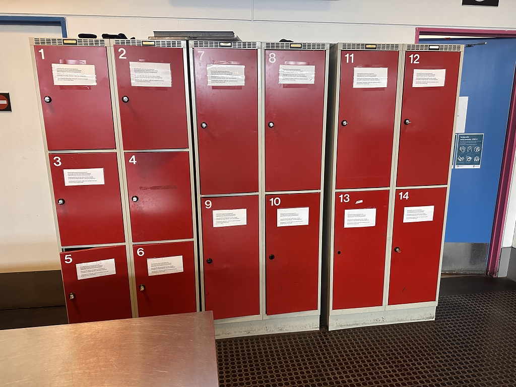 Schließfächer am Flughafen in Ilulissat