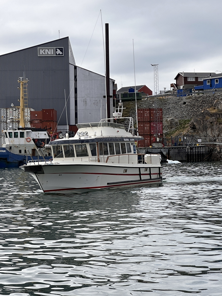 Boot der Diskoline zur Diskoinsel
