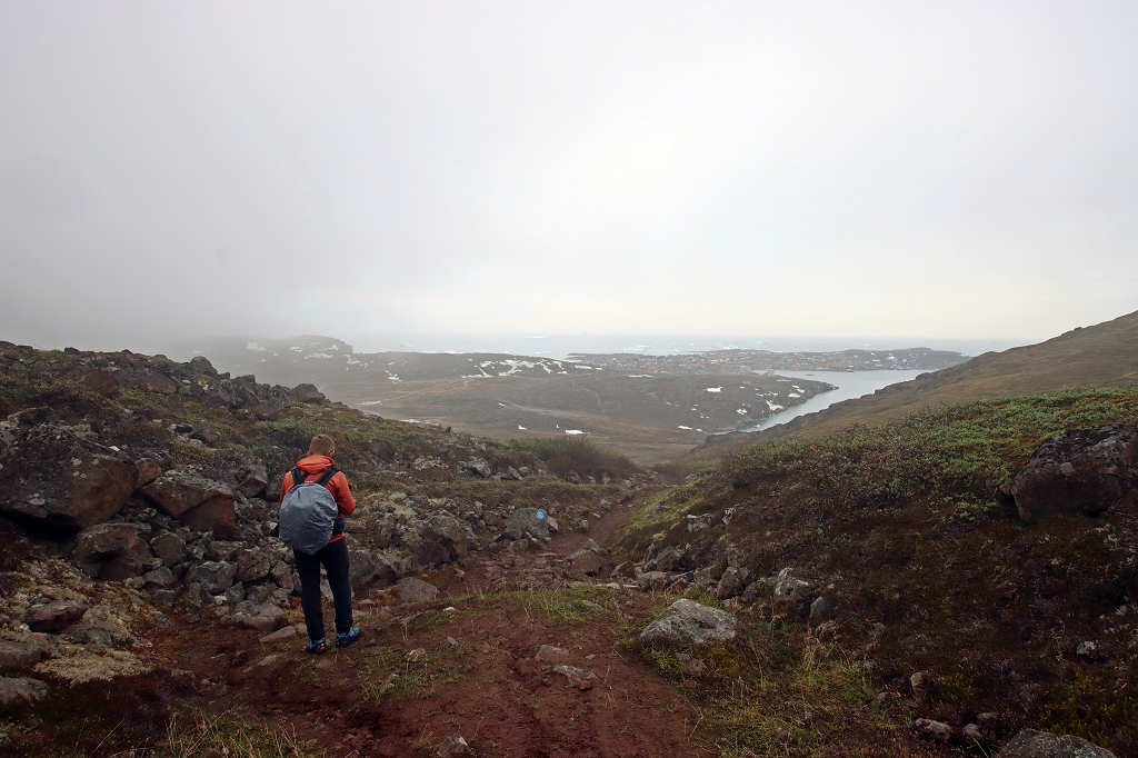 Abstieg nach Qeqertarsuaq