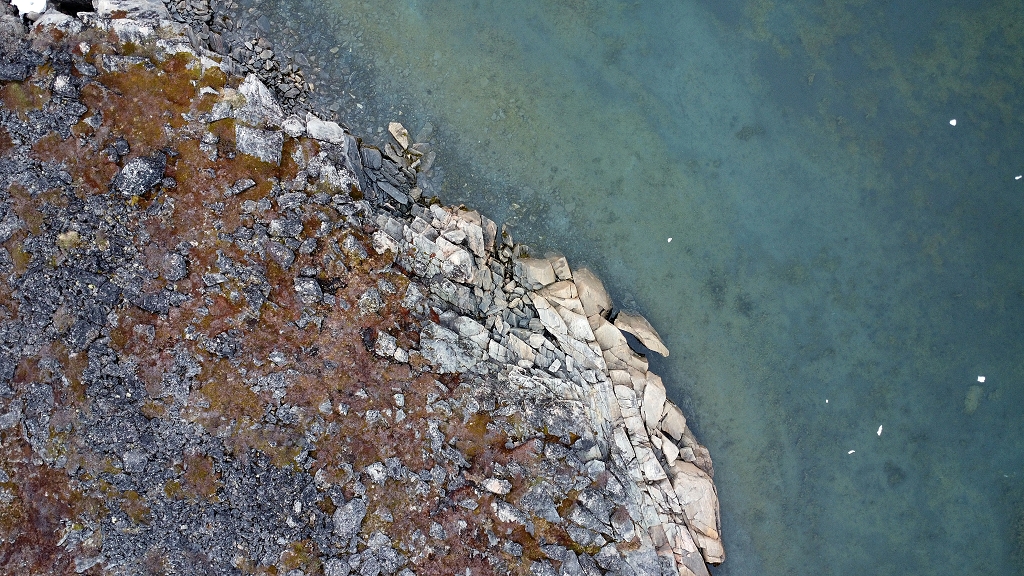 Eisberge aus der Luft