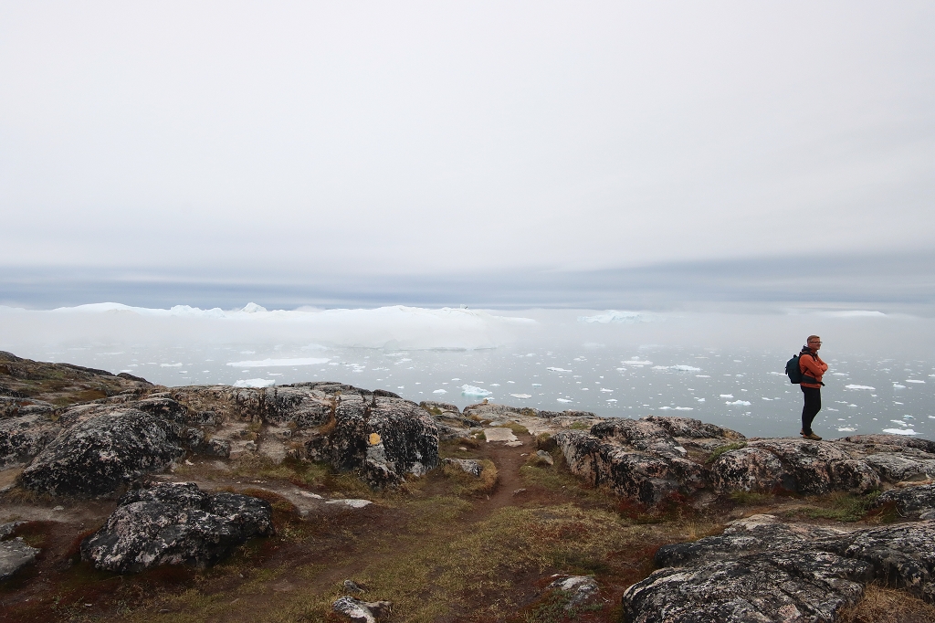 Wanderung auf dem Yellow Trail zum Ilulissat Eisfjord