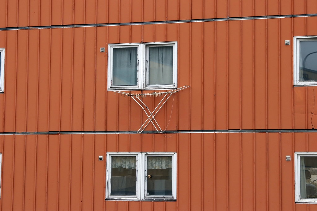 Wäschetrocknen auf Grönländisch