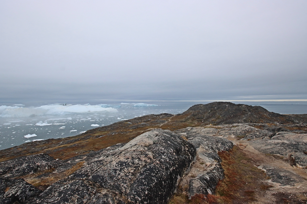 Wanderung auf dem Yellow Trail zum Ilulissat Eisfjord