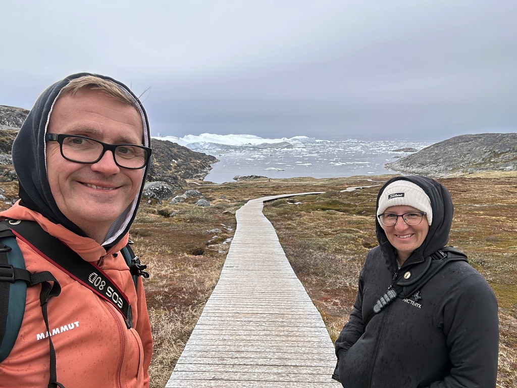 Holzbohlenweg zum Ilulissat-Eisfjord