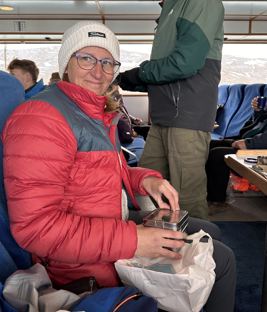 Eisberge gucken macht hungrig