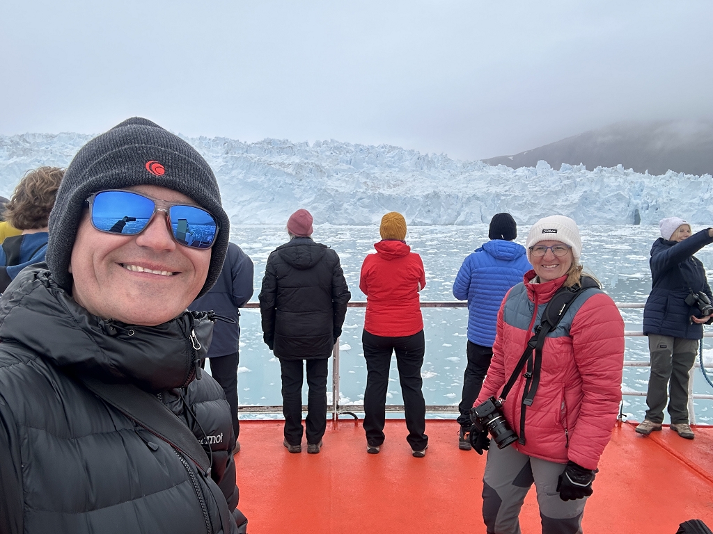 Alle warten auf einen Gletscherabbruch