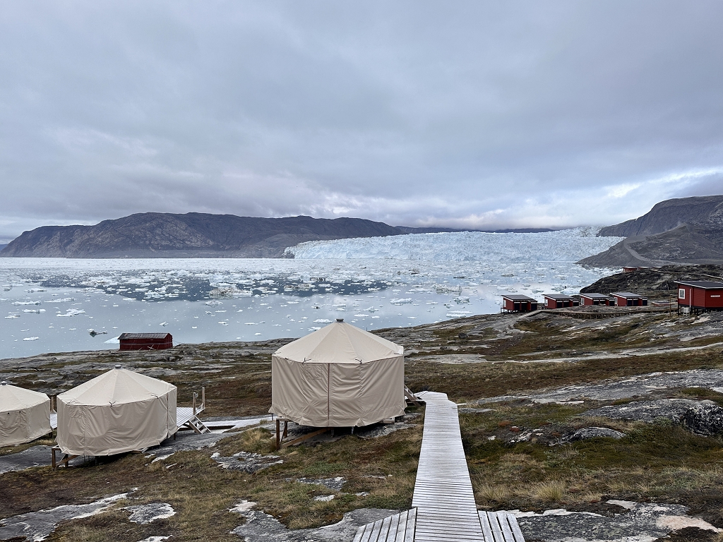 Glamping-Zelte der Glacier Lodge Eqi