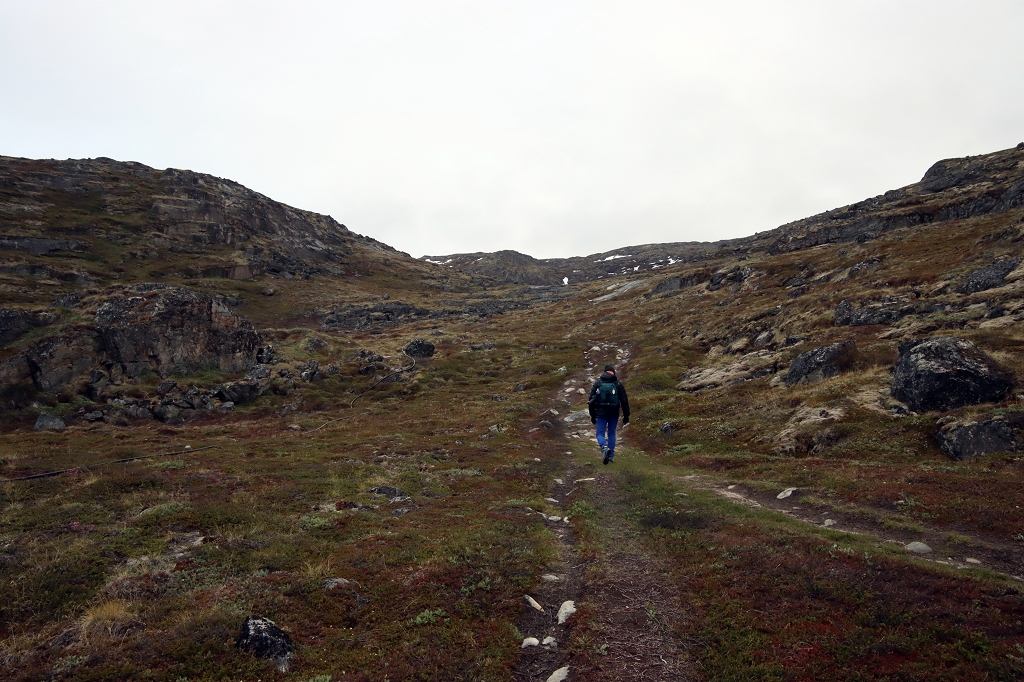 Wanderung von der Glacier Lodge Eqi zu einem kleinen See