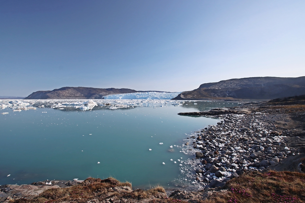 Wanderung zur Moräne des Eqi-Gletschers