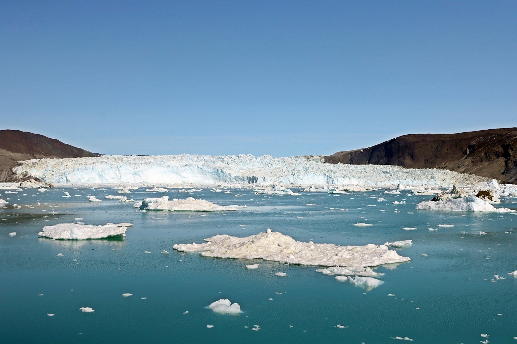Ein letzter Blick auf den Eqi-Gletscher