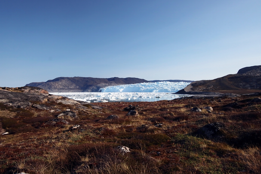 Wanderung zur Moräne des Eqi-Gletschers