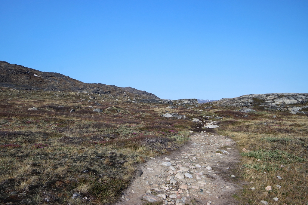 Wanderung zur Moräne des Eqi-Gletschers