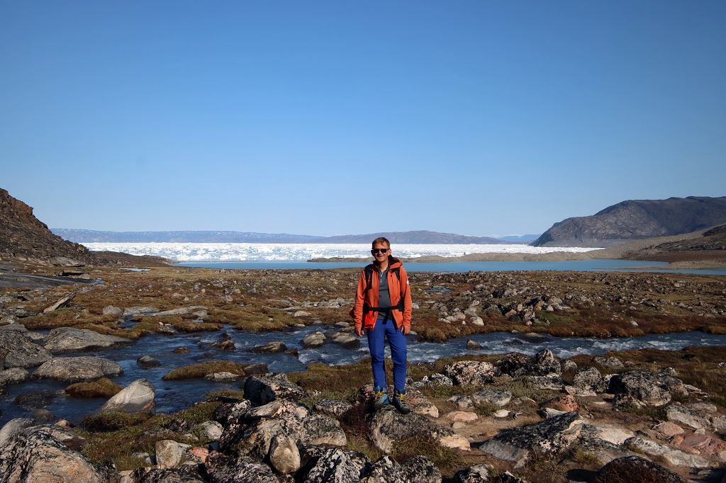 Wanderung zur Moräne des Eqi-Gletschers