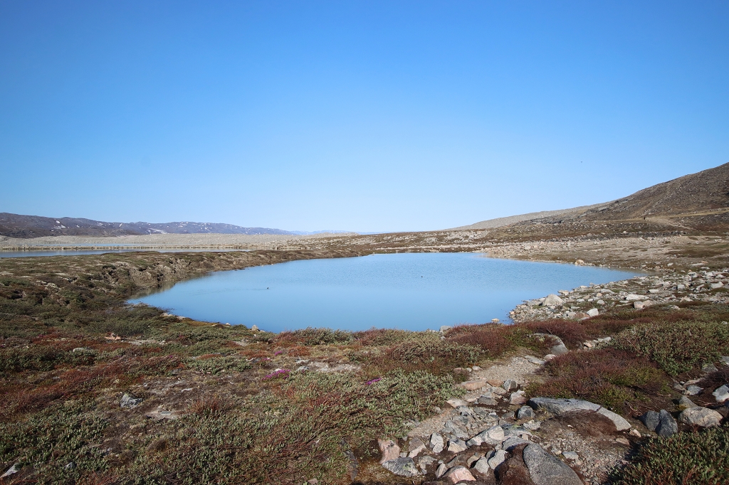 Wanderung zur Moräne des Eqi-Gletschers