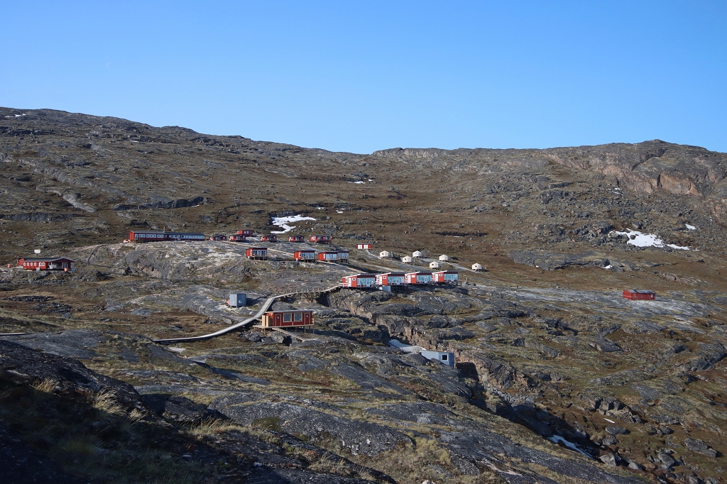 Glacier Lodge Eqi von oben