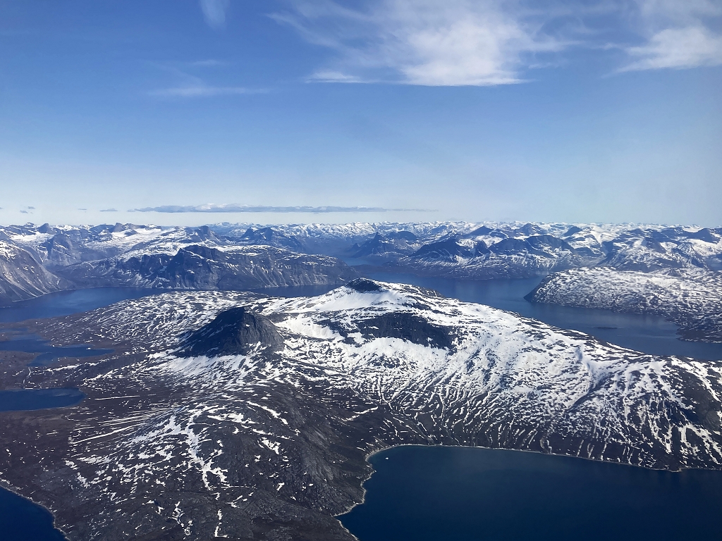 Im Landeanflug auf Nuuk