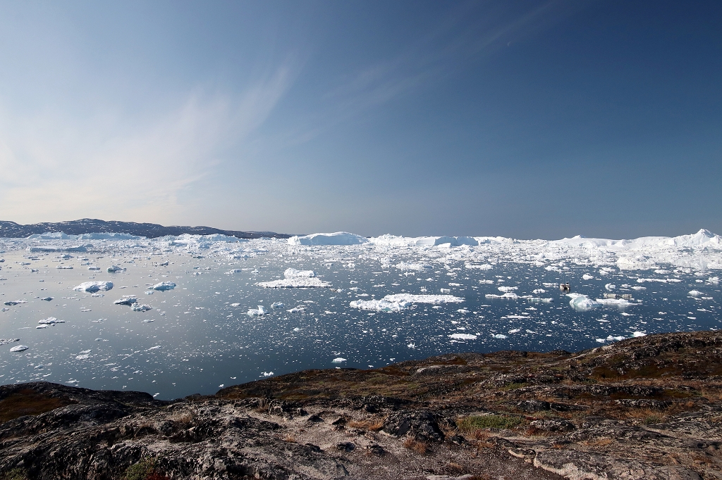 Blaue Route am Ilulissat-Eisfjord