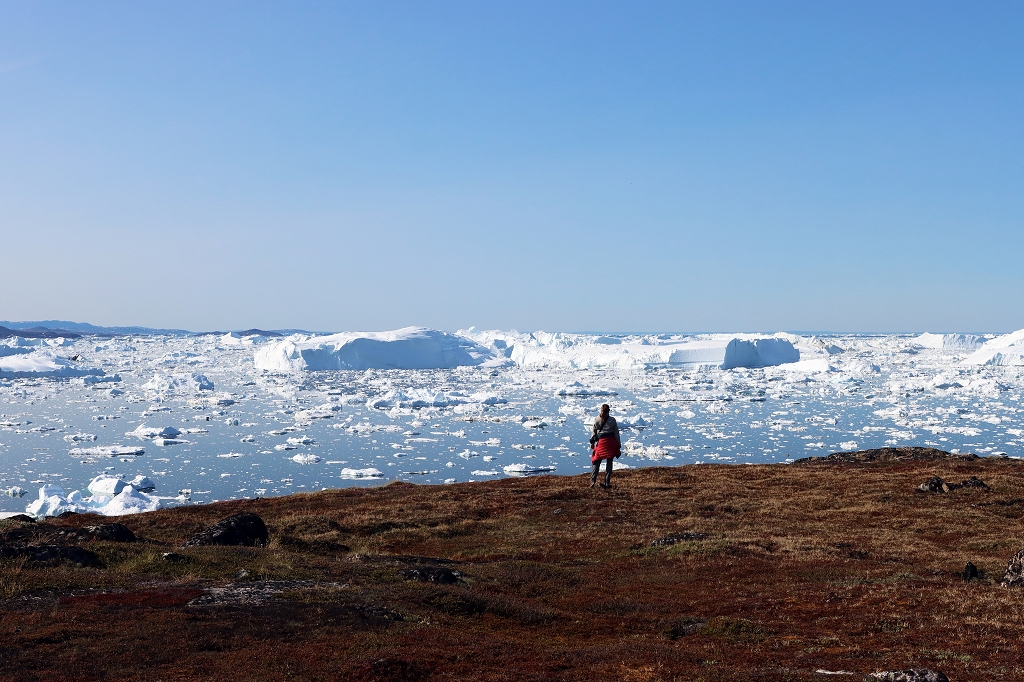 Blaue Route am Ilulissat-Eisfjord