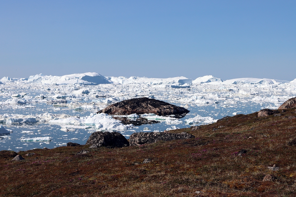 Blaue Route am Ilulissat-Eisfjord