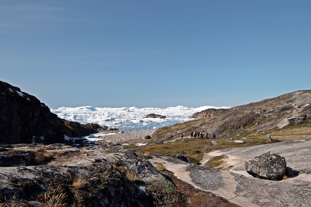 Blaue Route am Ilulissat-Eisfjord