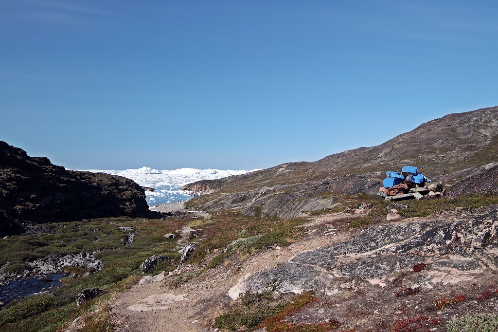 Blaue Route am Ilulissat-Eisfjord